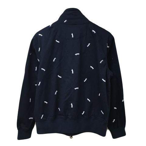 VANS バンズ ジャケット ブルゾン スタンドカラー ダブルジップ 総柄 