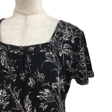 ローラアシュレイ LAURA ASHLEY カットソー プルオーバー スクエア 