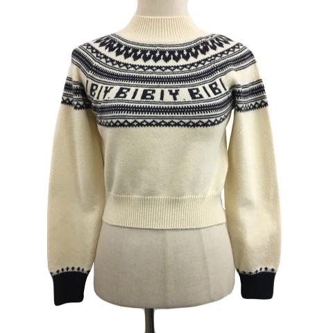 ビビィ Bibiy. セーター ニット プルオーバー ハイネック ノルディック 