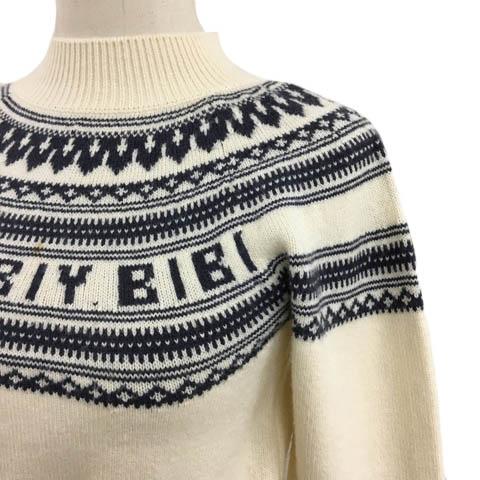 ビビィ Bibiy. セーター ニット プルオーバー ハイネック ノルディック 