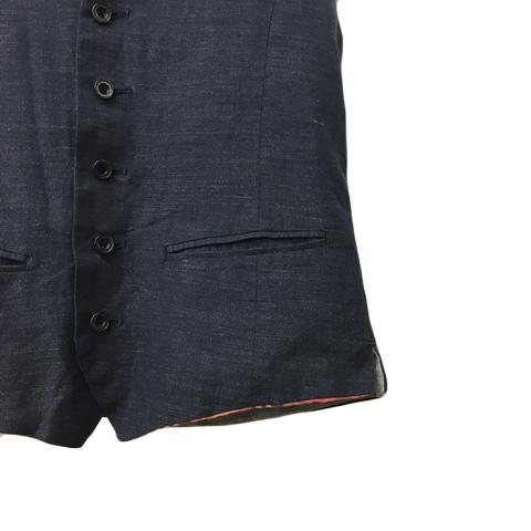 スーツセレクト SUIT SELECT ベスト Vネック シングル リバーシブル