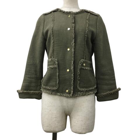 マカフィー MACPHEE トゥモローランド ジャケット ノーカラー シングル 