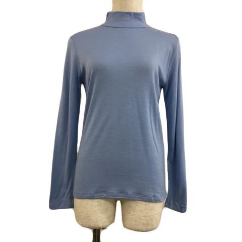 エムズセレクト m's select カットソー プルオーバー ハイネック 無地