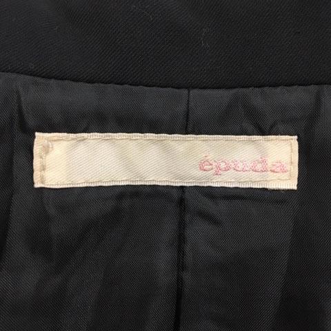 イプダ epuda ジャケット テーラード ミドル シングル 無地 センター 