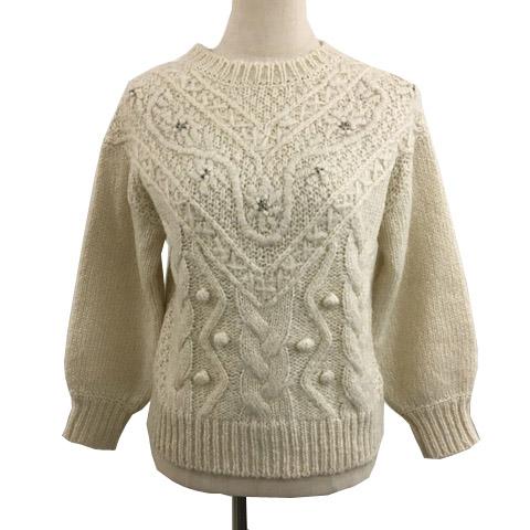 アナトリエ ANATELIER セーター ニット プルオーバー クルーネック  