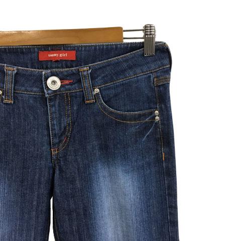 girl トミーガール デニムパンツ トミーガール tommy girl パンツ デニム ジーンズ ストレート ロング