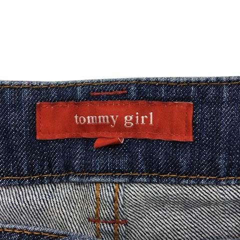 girl トミーガール デニムパンツ トミーガール tommy girl パンツ デニム ジーンズ ストレート ロング