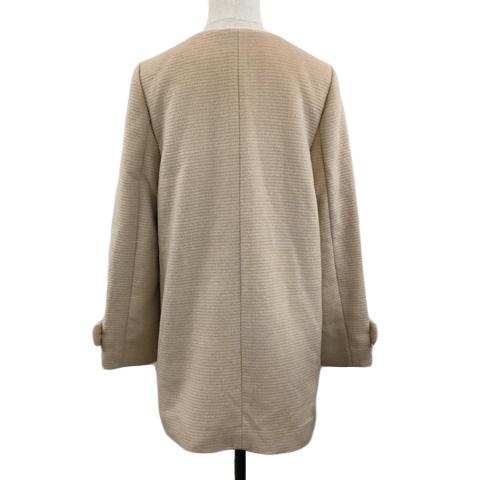 未使用品 エニィファム anyFam コート ノーカラー シングル ミドル 