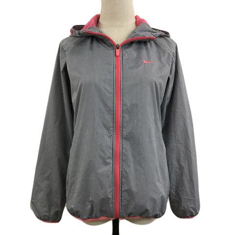00s Nike ギンガムチェック　tech マウンテンパーカー　フルジップ NIKE（ナイキ） パーカー ジャケット スポーツウェア ギンガムチェック