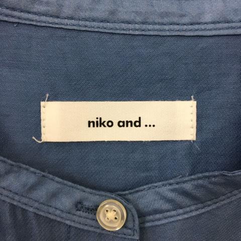 niko and…（ニコアンド） Niko and.. シャツ ブラウス バンドカラー