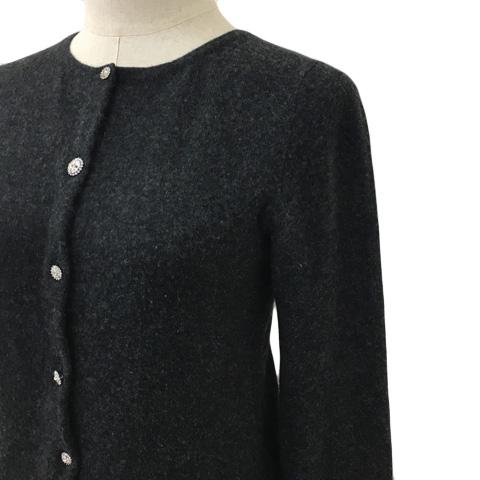 トッカ TOCCA カーディガン ニット クルーネック カシミヤ ビジュー