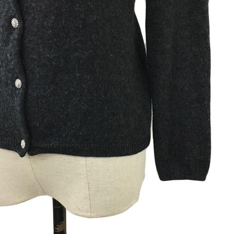 トッカ TOCCA カーディガン ニット クルーネック カシミヤ ビジュー