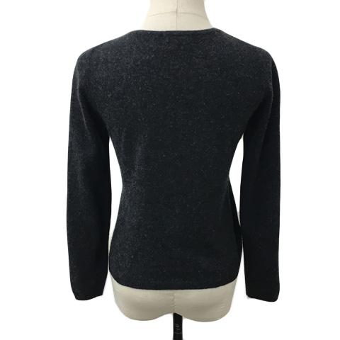 美品　TOCCA カシミアセーター　XS TOCCA(トッカ) / カーディガン/XS/カシミア100/BLK/無地/ビジュー