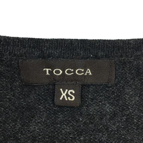 美品　TOCCA カシミアセーター　XS トッカ TOCCA カーディガン ニット クルーネック カシミヤ ビジュー