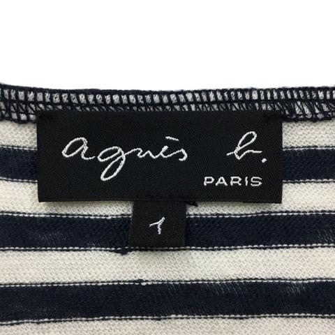 agnes b.（アニエスベー） カットソー プルオーバー リネン Vネック 
