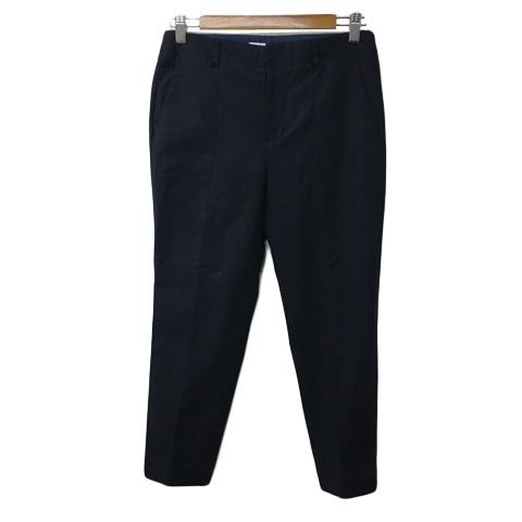 新品【アンタイトル UNTITLED】テーパード　パンツ　ネイビー　濃紺　L UNTITLED（アンタイトル） パンツ テーパード クロップド センター
