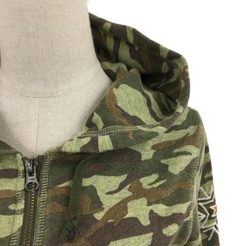 ローズバッド 鮮やかグリーン春パーカー ROSE BUD（ローズバッド）の「(GENE HEAVENS)RE MAKE LIKE ZIP PARKA