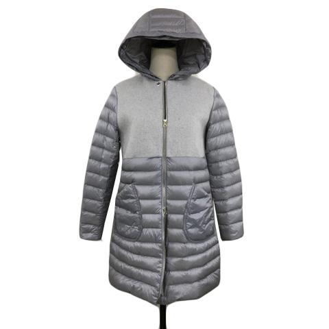 ドゥクラッセ DoCLASSE コート ダウン ロング ジップアップ フード