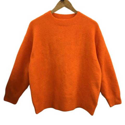 ZARA（ザラ） セーター ニット ラウンドネック プルオーバー 無地 リブ