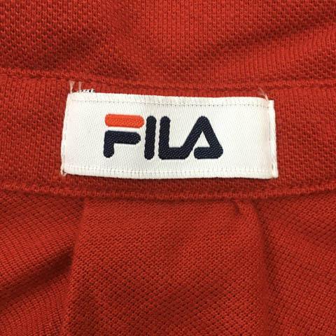 フィラ FILA ワンピース ポロ フレア スキッパーカラー ロング 無地