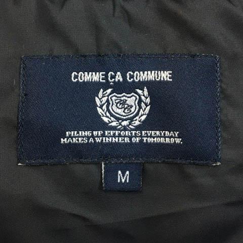 コムサコミューン COMME CA COMMUNE ベスト ダウン フード チェック 