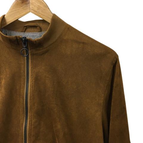 ザラマン ZARA MAN ジャケット ブルゾン ジップアップ スエード調 長袖