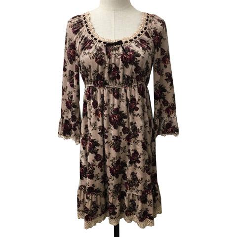 レディース ワンピース　花柄ワンピース　レディースワンピース　レストローズ　LEST ROSE Mサイズ　 新品同様 レストローズ L'EST ROSE サイズM 花柄 ワンピース キャミ