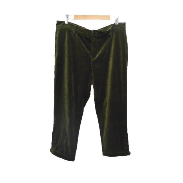 ラルフローレン RALPH LAUREN ベロアパンツ ベルベット 6 オリーブ  