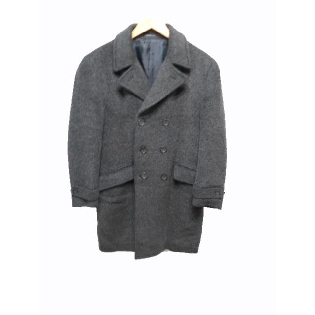 中古 アトリエサブフォーメン Atelier Sab For Men ｐコート モヘア混ウール M チャコールグレー Ft メンズ 73 以上節約