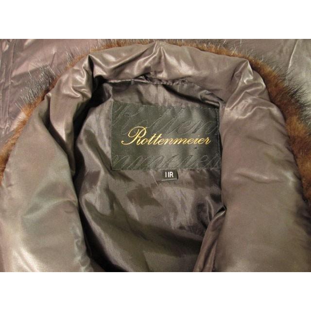 ロッテンマイヤー Rottenmeier ダウンジャケット コート ミンク 11R 茶 