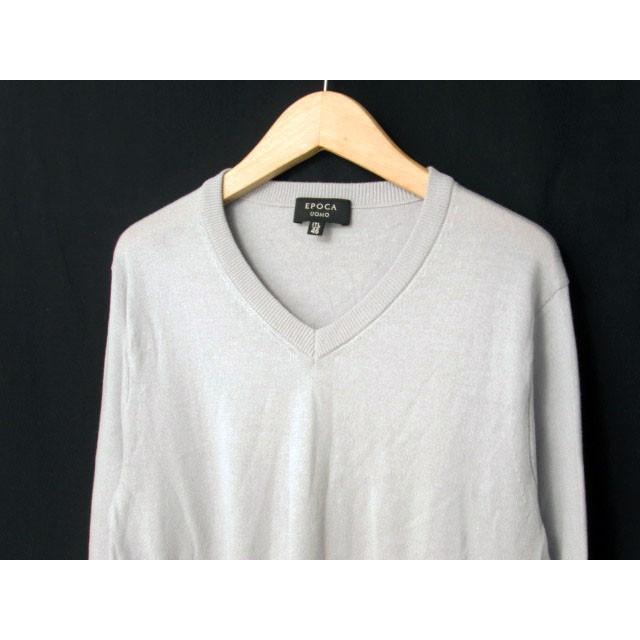 エポカ ウォモ EPOCA UOMO セーター ニット Vネック カシミヤ混 46 