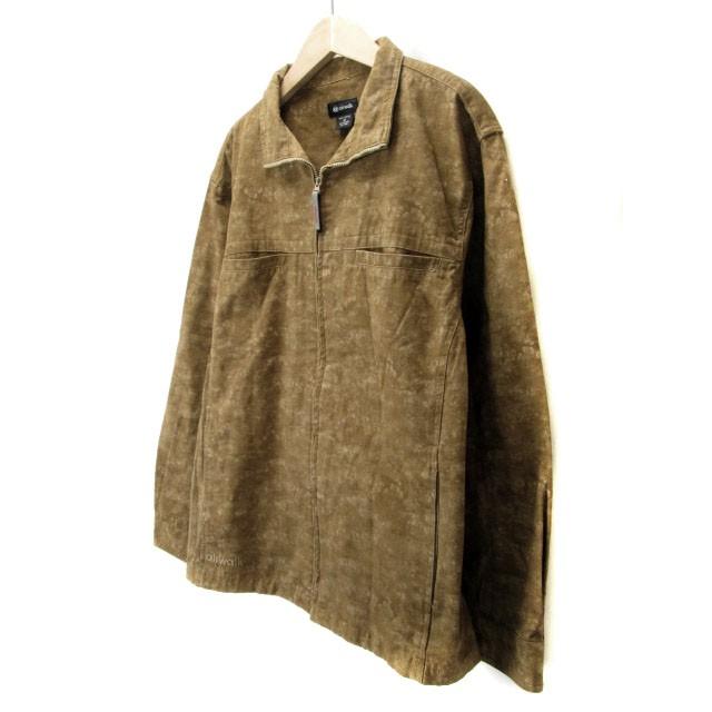 エアウォーク airwalk ジャケット ジップアップ コットン ツイル M 茶 