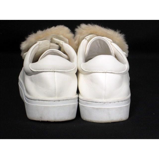 中古 エンチャンテッド Enchanted Saigon スニーカー スリッポン ベルクロ ファー レザー L 白 レディース ベクトル 古着 176 ブランド古着販売のベクトル 通販 Yahoo ショッピング