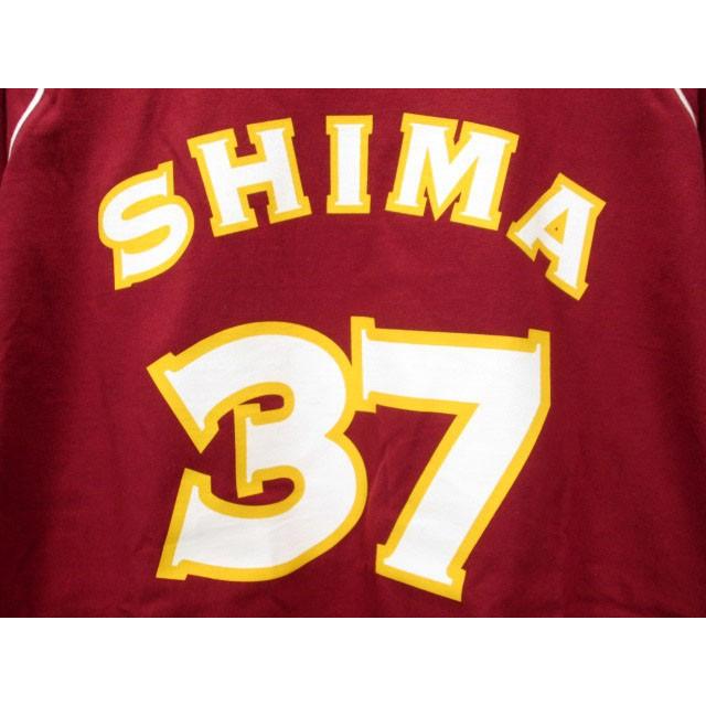 楽天イーグルス Tシャツ 背番号 パイピング 嶋 S 赤 レッド