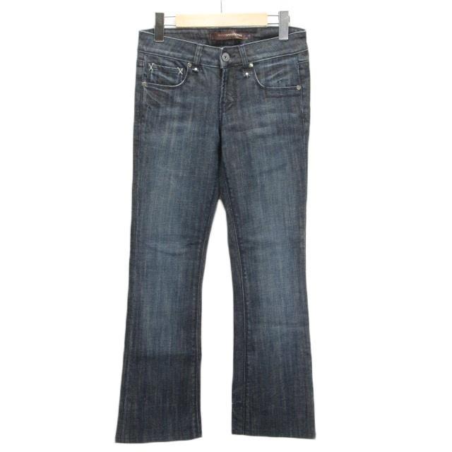 ヤヌーク YANUK パンツ ジーンズ デニム ブーツカット 25 青