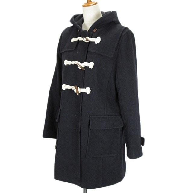 メルローズ クレール MELROSE claire ダッフルコート メルトン ウール 