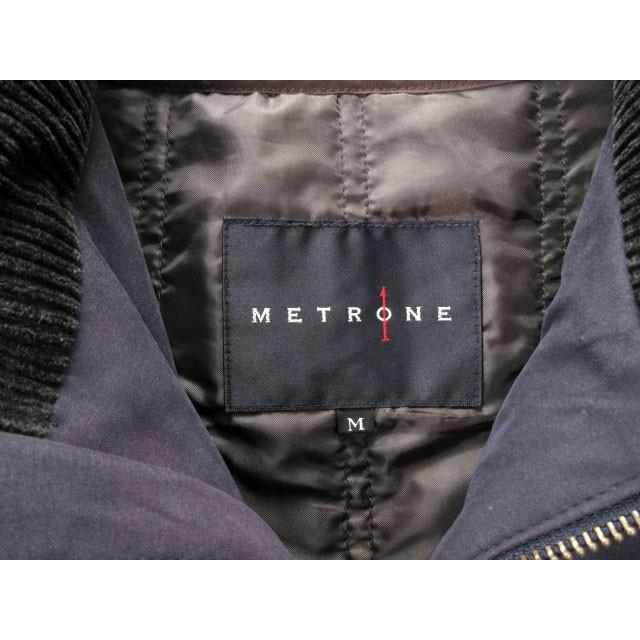 METRONE コート ジップアップ 中綿 ライナー フード M 紺