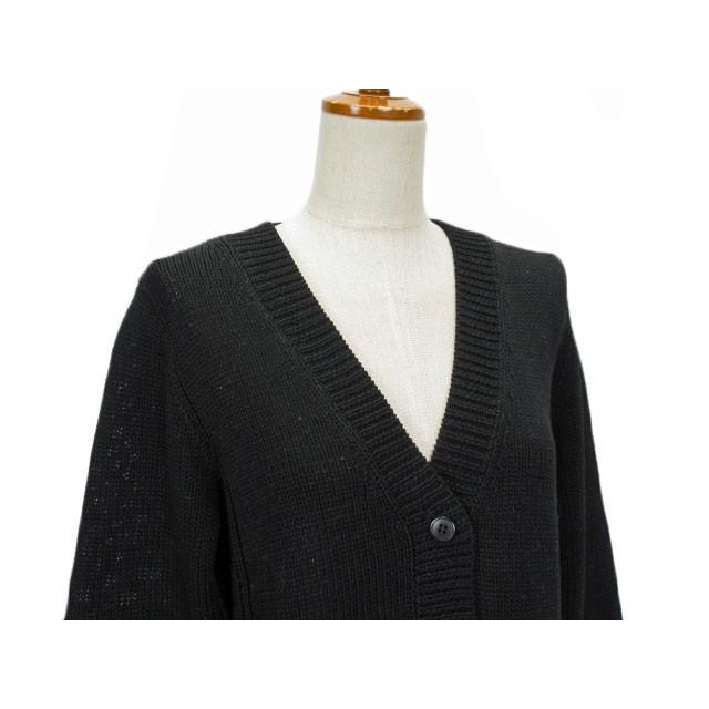 ジェラールダレル GERARD DAREL カーディガン ニット 畦編み Vネック M 