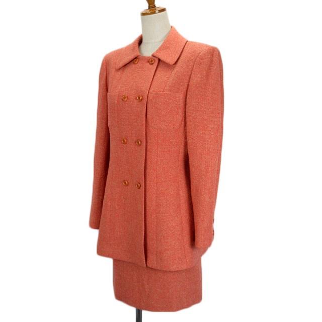 デフェッチェ DEFACHE スーツ ツイード ジャケット ダブル スカート