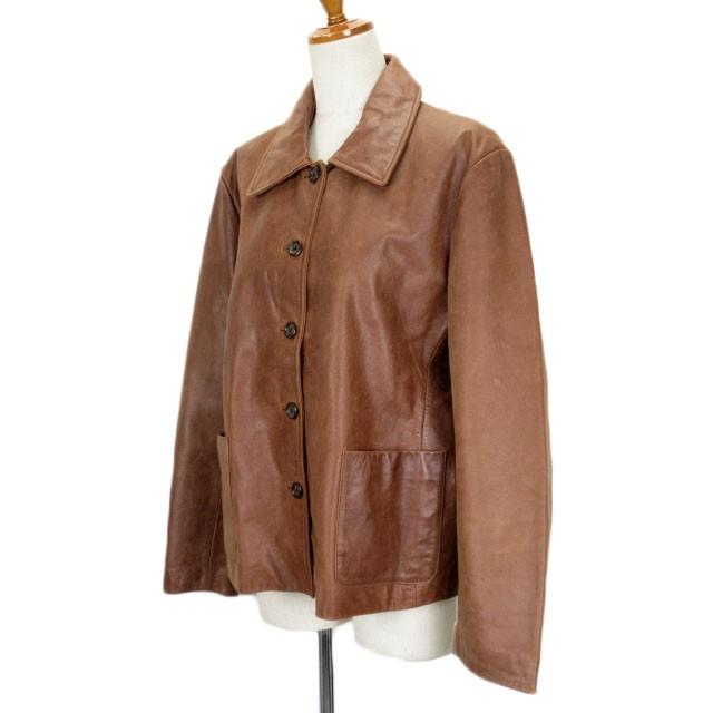 エディーバウアー EDDIE BAUER ジャケット ステンカラー レザー エディーバウアー EDDIE BAUER ジャケット ステンカラー レザー
