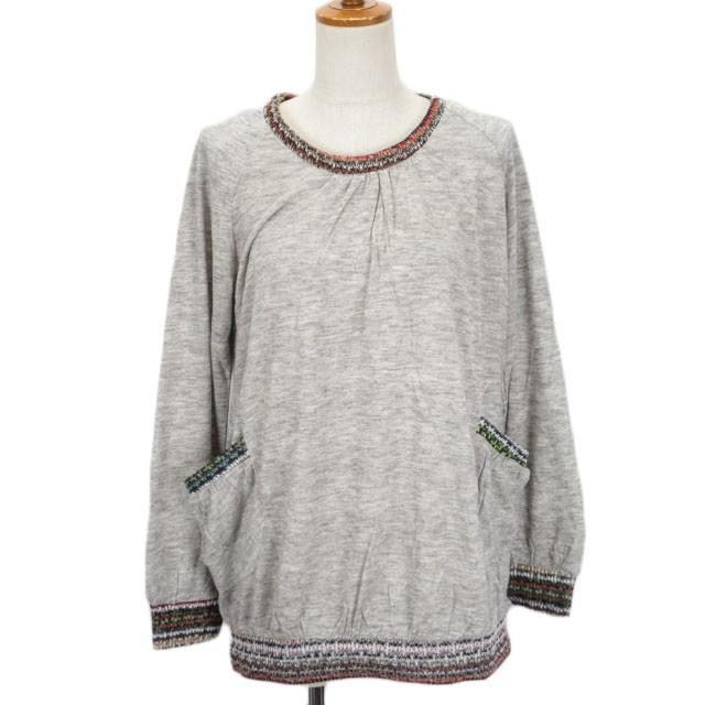 中古 ワールドワイドラブ World Wide Love カットソー チュニック ニット 切り替え 長袖 1 グレー レディース ベクトル 古着 176 ブランド古着販売のベクトル 通販 Yahoo ショッピング