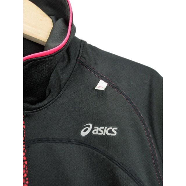 ASICS（アシックス） カットソー ランニングハーフジップシャツ L 黒