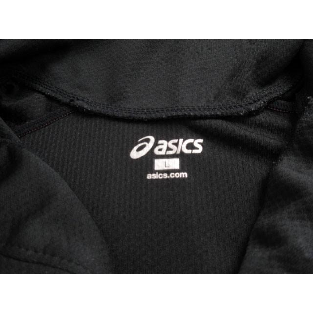ASICS（アシックス） カットソー ランニングハーフジップシャツ L 黒