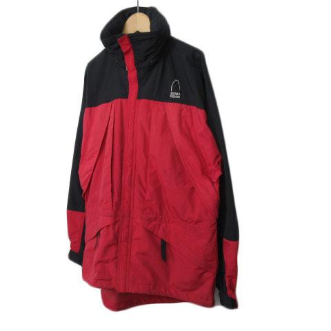 最終価格】NIKE ナイロンパーカー　マウンテンパーカー　スポーツウェア　レッド シェラデザイン SIERRA DESIGNS 大倉スポーツ ジャケット