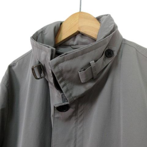 【タグ付 定価4.8万】allegri アレグリ コート アレグリ allegri コート ステンカラー フード 48 グレー メンズ