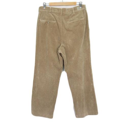 ラングラー WRANGLER Trousers パンツ コーデュロイ タック 34 ベージュ メンズ｜vectorpremium｜02