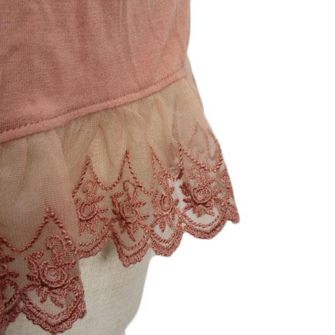 axes femme アクシーズファム カットソー フリル レース チュール  