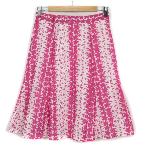 マークジェイコブス MARC JACOBS スカート フレア 花柄 コットン 2 