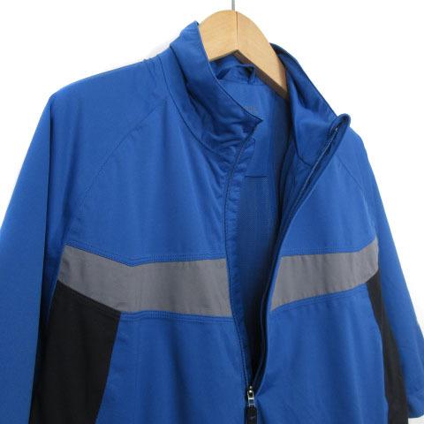 NIKEナイキゴルフ　GOLF 上下セット　ナイロン　半袖　L ウェア　美品 美品 golf NIKE ナイキ ゴルフ ナイロン 半袖 ジャケット 白