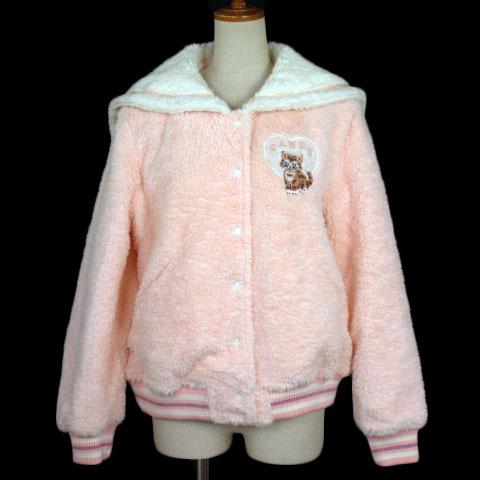 中古 キャンディストリッパー Candy Stripper Cat Every Girl A Candy Jumper スタジャン 開店記念セール Color ピンク 古着 Stadium ベクトル Sailor M